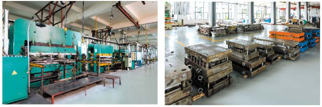 板式換熱器生產(chǎn)車間